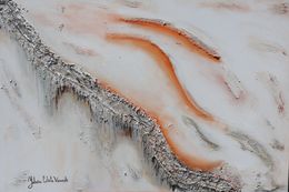 Peinture, Orange mountain top, Yahaira Cohinta Vannucchi
