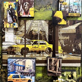 Photography, Yellow cab, Alain Lumbroso