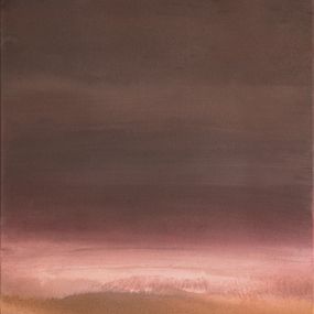 Gemälde, Alone at sunset, Mel Deva