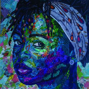 Painting, View to Brighter Future - 21st Century, Contemporary, Figurative Portrait, Woman, Agwunwa Theophilus