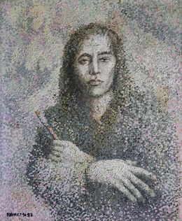 Painting, Self-Portrait, Rakhmet Redzhepov (Ramzi)