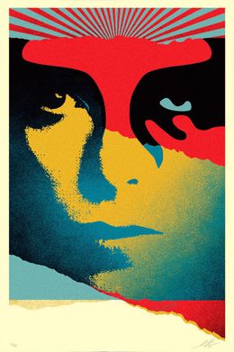 Print, Cracked Icon, Shepard Fairey (Obey)
