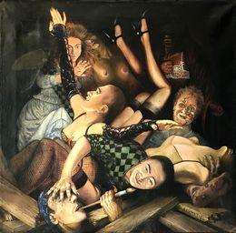 Gemälde, Double Self-Portrait., Rakhmet Redzhepov (Ramzi)