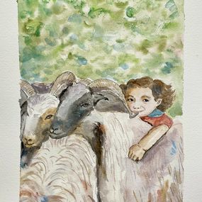 Painting, L’amie des béliers, ShuJie Wang