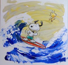 Painting, La grande détente Snoopy, Chauvijo