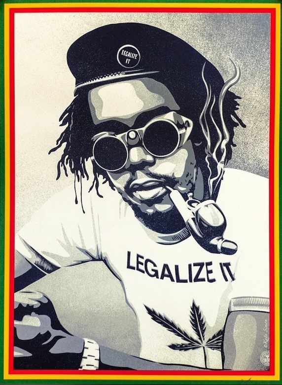 Shepard Fairey (Obey), Peter Tosh: Legalize It Shepard Fairey (Obey), Peter Tosh: Legalize It