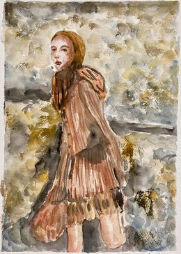Gemälde, La rousse, ShuJie Wang