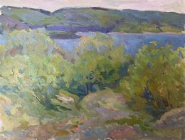 Painting, Chernihiv forests, Peter Tovpev