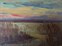 Gemälde, Romantic evening, Peter Tovpev