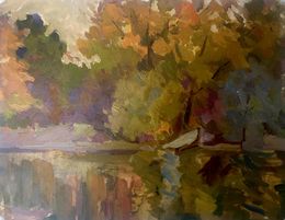 Painting, Autumn day, Peter Tovpev
