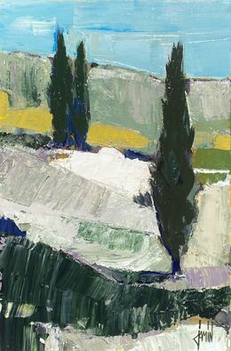 Painting, Les chemins de grand soleil, David Jamin