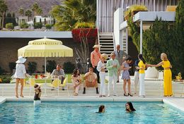 Fotografía, Poolside Gathering, Slim Aarons