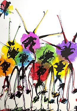Painting, L'eveil, Jean Philippe Raymond