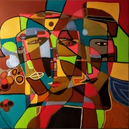 Painting, Trouble identitaire, Mathilde André