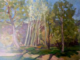 Gemälde, Forest walk, Peter Tovpev