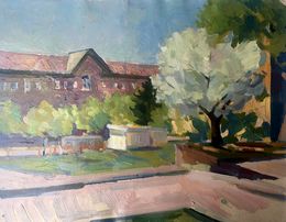 Gemälde, City center, Peter Tovpev