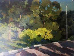 Gemälde, City street, Peter Tovpev