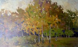 Painting, Autumn landscape, Peter Tovpev