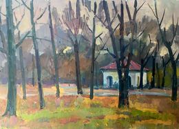 Gemälde, City Park, Peter Tovpev