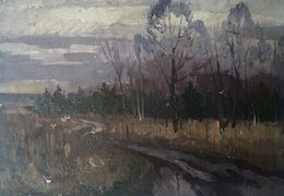 Painting, Spring thaw, Peter Tovpev