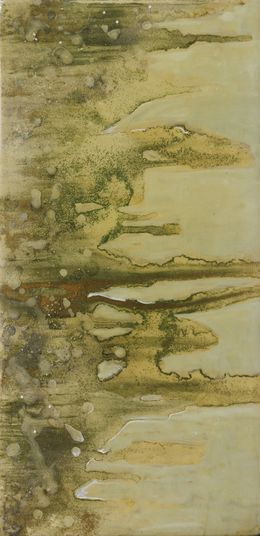 Peinture, Ecume de mer 2 - Abstraction marine, Géraldine Besnard