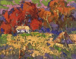 Painting, Autumn crimson, Ivanyuk Oleksiy