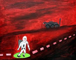 Peinture, La strada verso Marte, Claudio Parigi