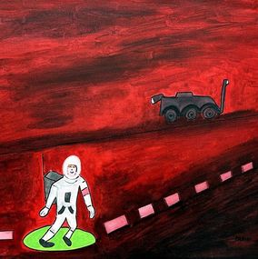 Gemälde, La strada verso Marte, Claudio Parigi