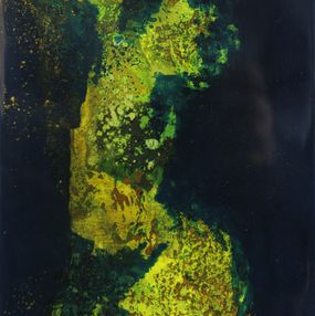Gemälde, Mousse Végétale 4 - Série paysage de forêt, Géraldine Besnard