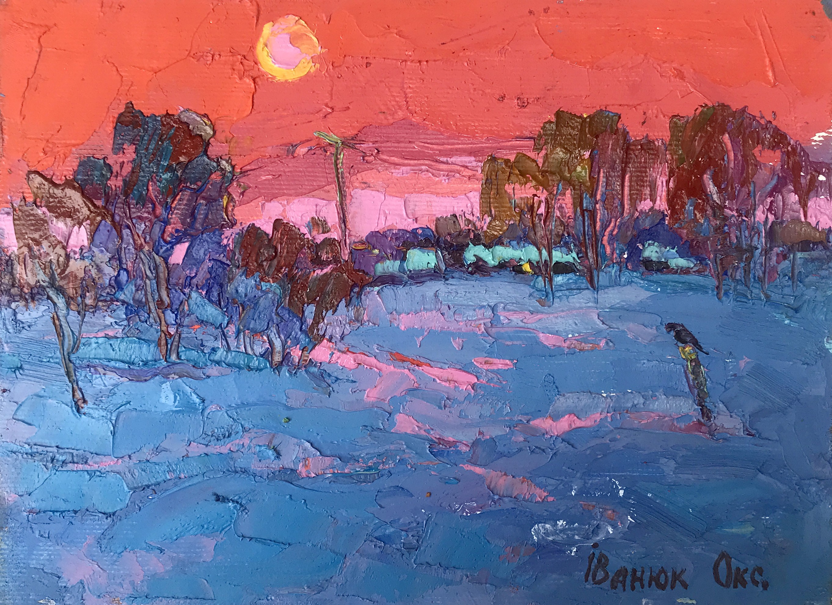 Oksana Ivanyuk, Frosty evening Oksana Ivanyuk, Frosty evening
