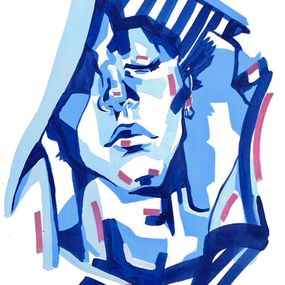 Gemälde, Dream it blue, Lola Jamin