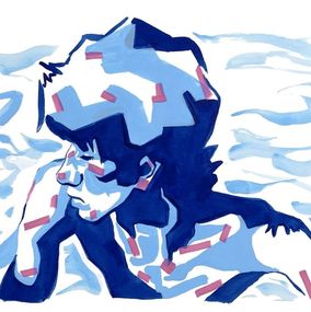 Gemälde, Forever blue, Lola Jamin