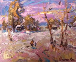 Painting, It snowed, Ivanyuk Oleksiy