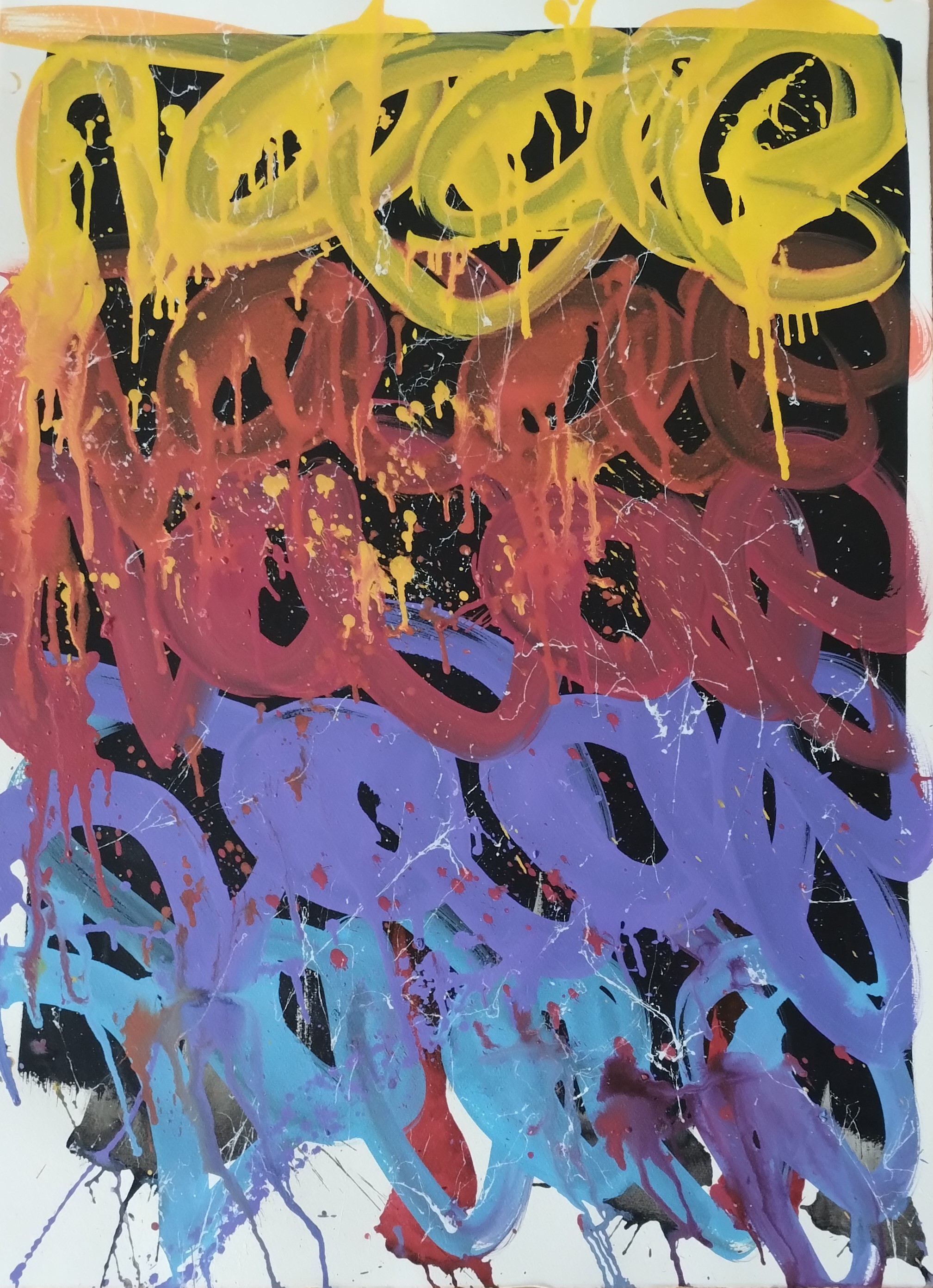JonOne, Untitled Colour V JonOne, Untitled Colour V