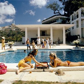 Fotografía, Poolside Backgammon, Slim Aarons
