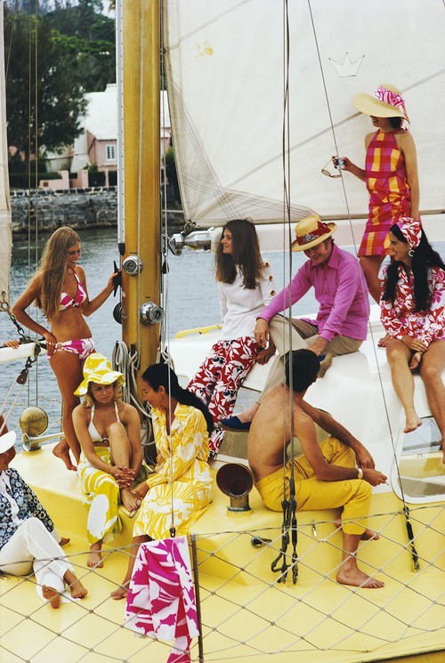 Slim Aarons, A Colourful Crew Slim Aarons, A Colourful Crew