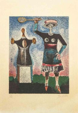 Print, Figures, Franco Gentilini