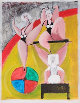 Painting, Les contorsionnistes, Sabine Louriac
