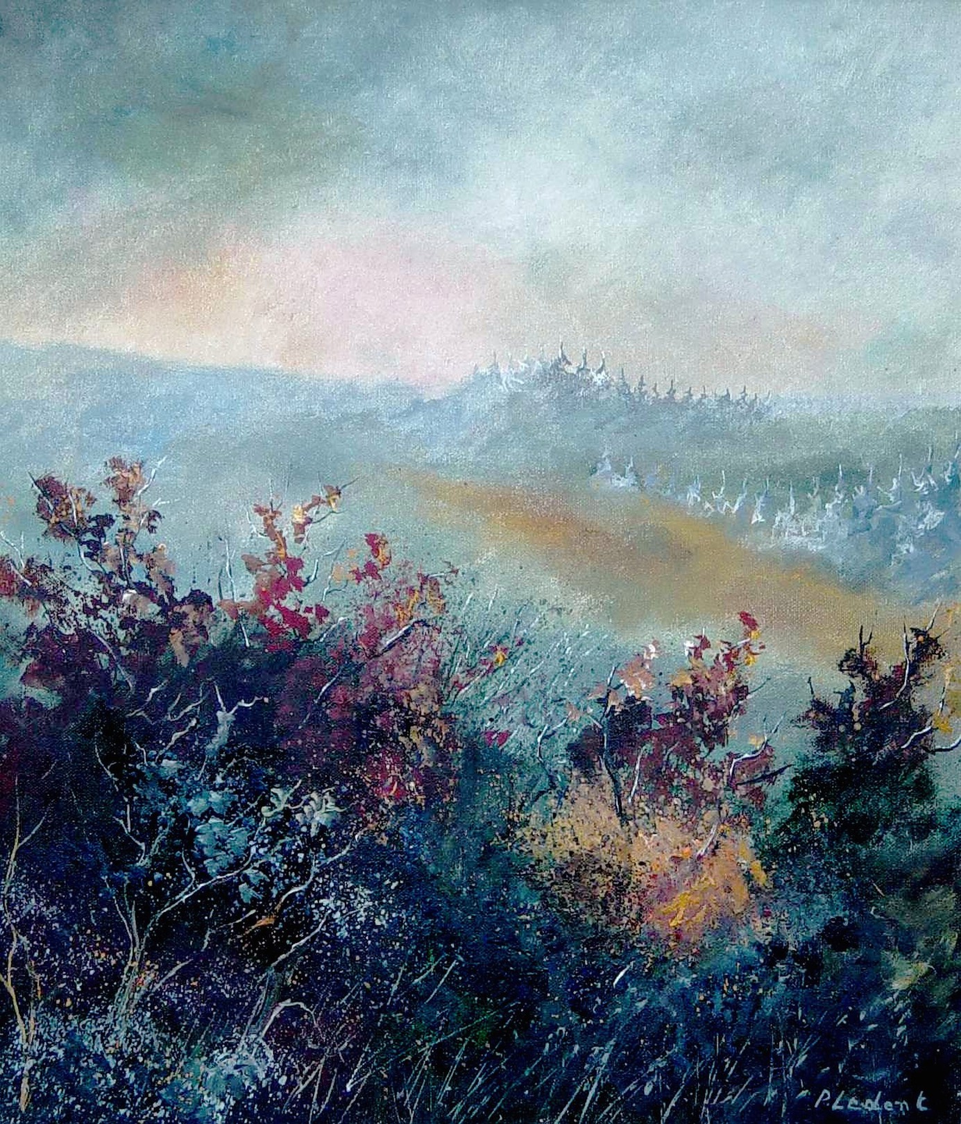 Pol Ledent, Misty landscape Pol Ledent, Misty landscape