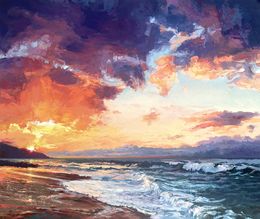 Gemälde, And Breathe, Nick Vivian