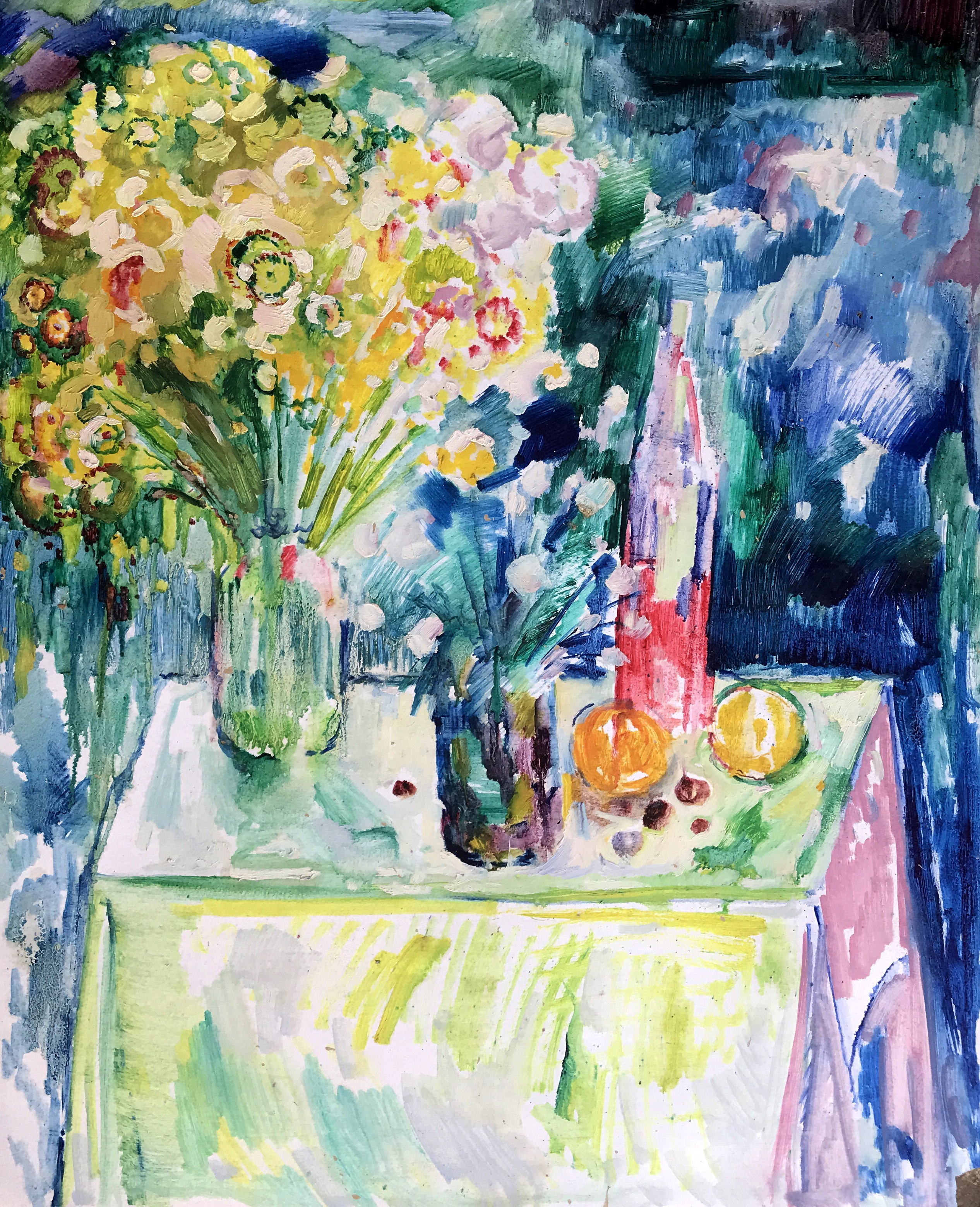 Peter Tovpev, Summer flowers on the table Peter Tovpev, Summer flowers on the table