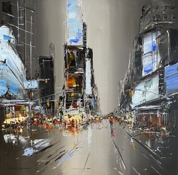 Gemälde, Time square, Patrick Rousseau