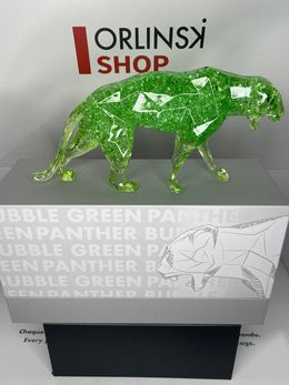 Design, Panther Bubble (Green Edition), Richard Orlinski