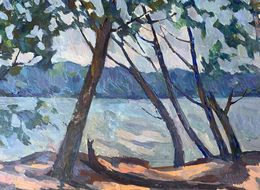 Painting, Windy Coast, Peter Tovpev
