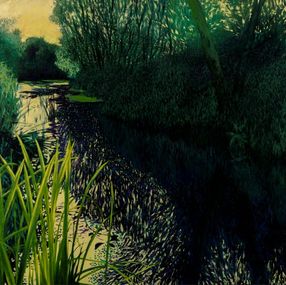Gemälde, Longing for the Waters with Impatiens, Riga Forbes
