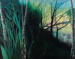Painting, Holly Grove Shelters the Nightingale, Riga Forbes