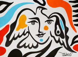 Painting, Dreaming woman (a tribute to Picasso), Dr. Love
