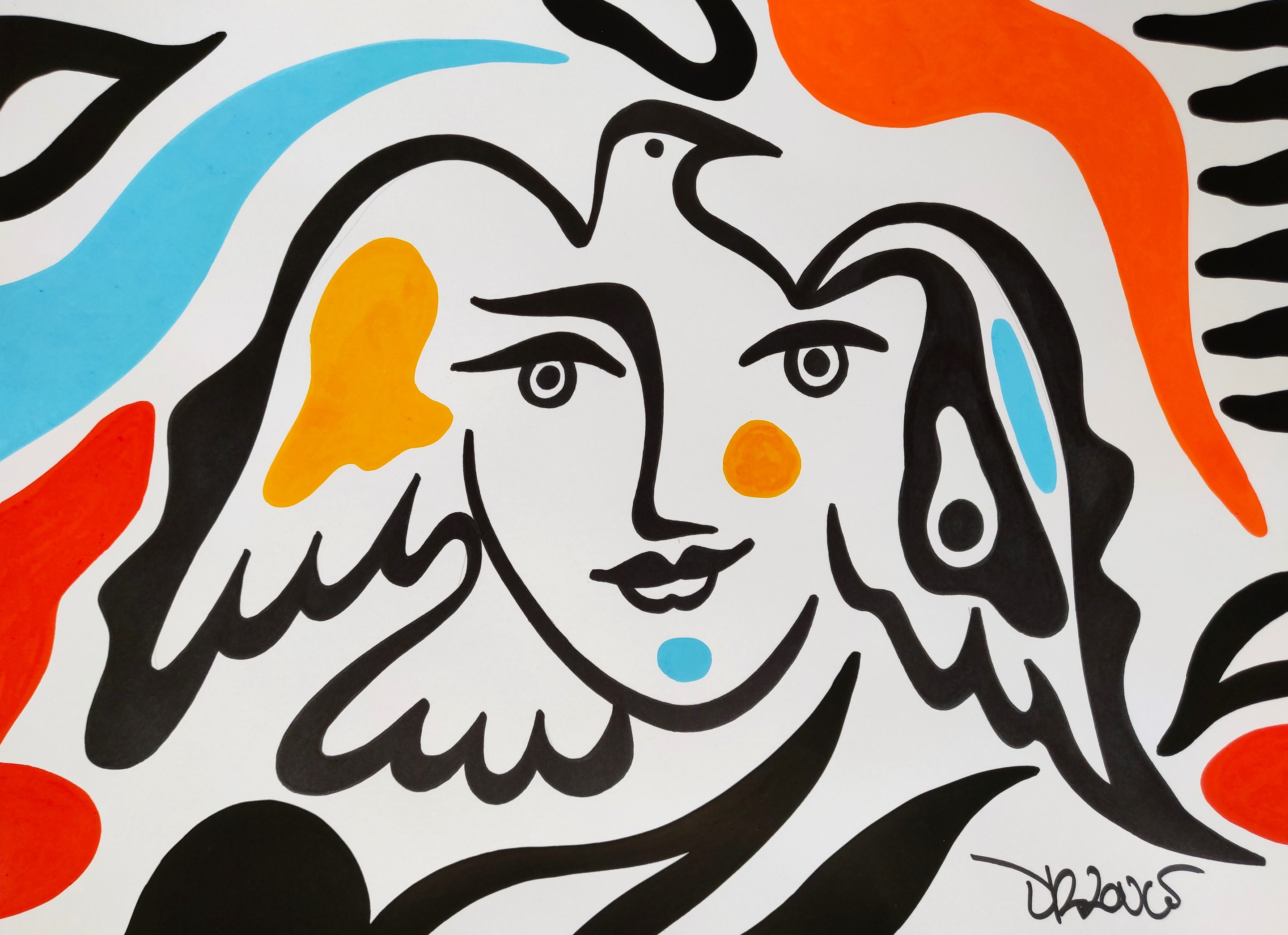Dr. Love, Dreaming woman (a tribute to Picasso) Dr. Love, Dreaming woman (a tribute to Picasso)