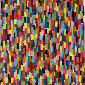 Peinture, Belle pluie 18, Nathanael Koffi