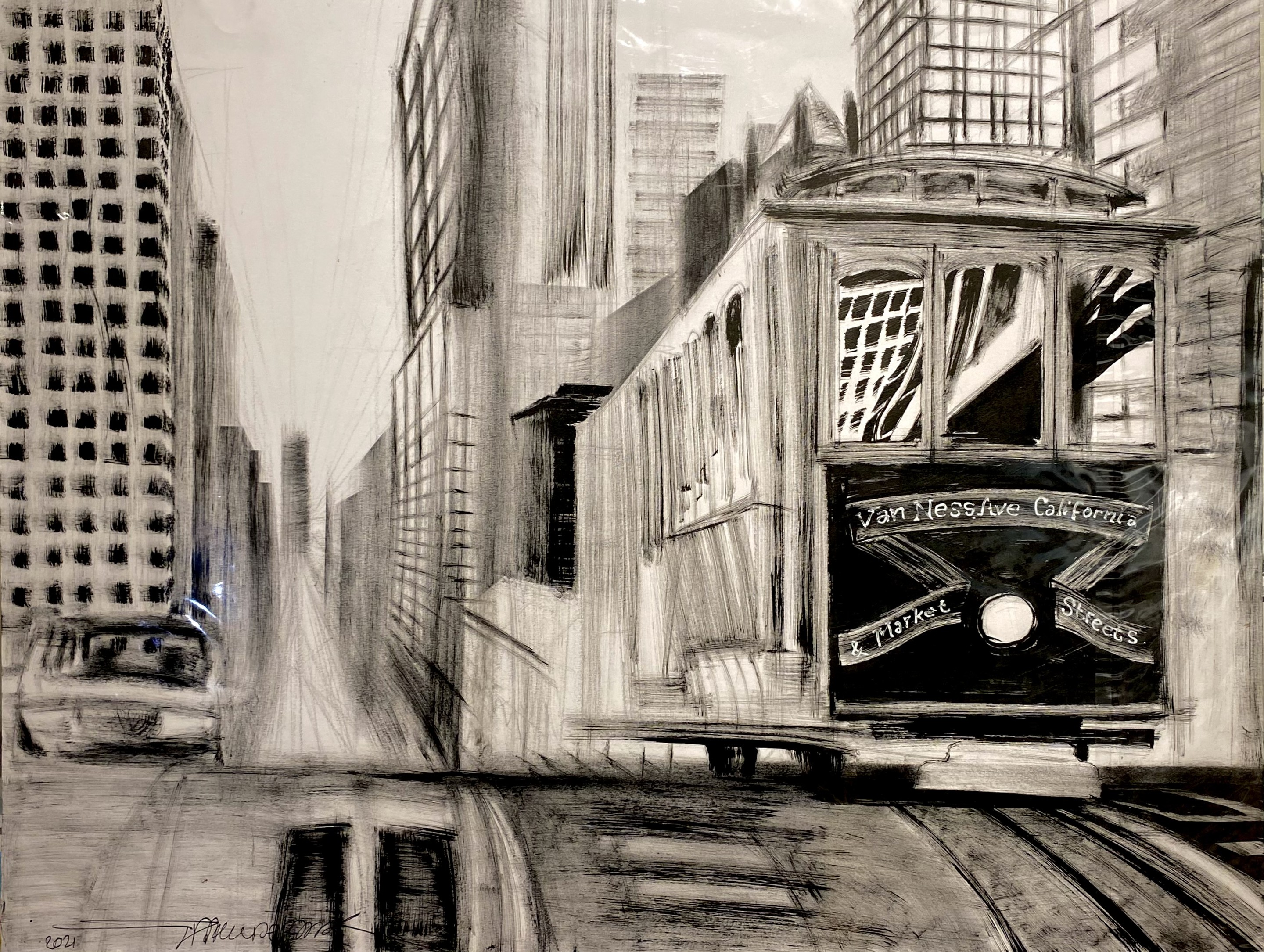 Frank De Blok, San Francisco street car Frank De Blok, San Francisco street car